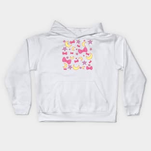 Magical Girl-Kawaii Inspired Pattern Kids Hoodie